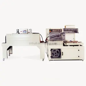 automatic L type POF folding film two side sealing and shrinking machine