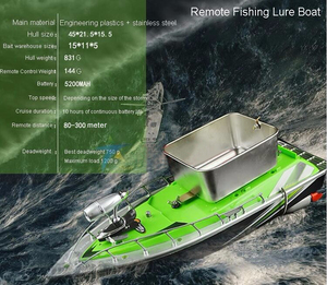 Carpe en plastique télécommandé, <span class=keywords><strong>bateau</strong></span> d'appât pour la livraison d'appâts, chine - Product Image 4