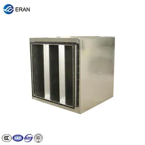 Galvanizli çelik hava kanalı ses zayıflatıcı HVAC sistemi için