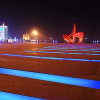 Nouvelles lampes LED de sol pour passage piétonnier, design zèbre, en plastique, lumineuses, PE RGB, éclairage LED IP68 AC, pour jardin