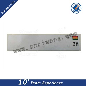 Placa de Matrícula de Motocicleta y Placa de Matrícula de Automóvil para Ghana - Product Image 3