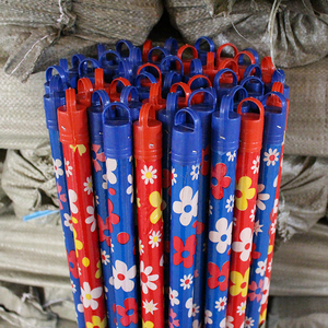 Wholesale Popular Wooden Cleaning Tools PVC Flower Broom <strong>Stick</strong> Broom Handles <strong>Mop</strong> <strong>Sticks</strong> - Product Image 6