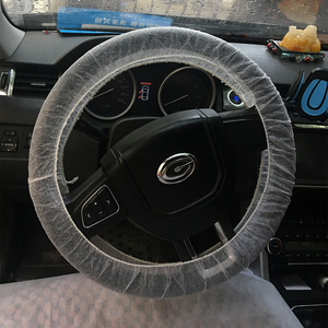 Barato al por mayor personalizadas no tejidos contracción <span class=keywords><strong>desechable</strong></span> cubierta del <span class=keywords><strong>volante</strong></span> del coche - Product Image 2