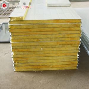 <span class=keywords><strong>Panneau</strong></span> sandwich en <span class=keywords><strong>laine</strong></span> <span class=keywords><strong>de</strong></span> <span class=keywords><strong>verre</strong></span> Magic Core pour usage domestique, design moderne, garantie 1 an, fabriqué dans le Guangxi - Product Image 4