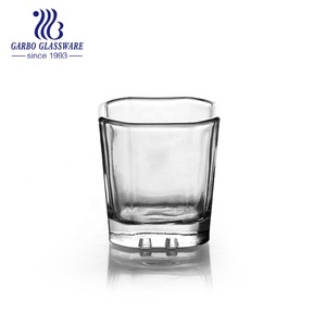 Cina fabbrica Piazza Inferiore di Colpo di Vetro Spirito Quadrato di Vetro Vetreria per Hard <span class=keywords><strong>Drink</strong></span> - Product Image 2