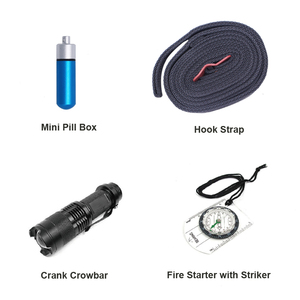 <span class=keywords><strong>12</strong></span> trong 1 cuộc phiêu lưu cắm trại Thảm Họa Survival Gear Kit ngoài trời thiết bị khẩn cấp - Product Image 5