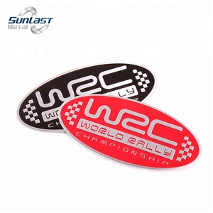Emblema Adhesivo Personalizado de Aluminio con Logotipo de Marca de Auto - Product Image 2