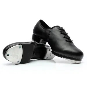 Wholesale Professional Cheap Kids Girls Dance Wear Black Tap Shoes