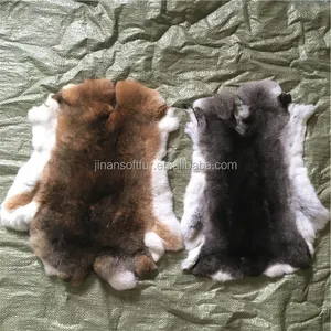 Factory direct supply Shoe Garment Bag Animal Fur Material real rabbit skin
