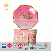 Ensemble de fournitures de fête à thème sirène, serviette en papier, assiette en papier sirène, tasse en papier pour décoration de fête 2023