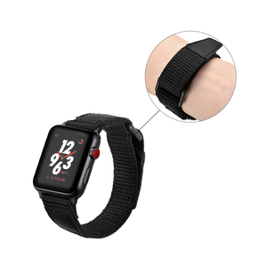 Deporte smart <span class=keywords><strong>watch</strong></span> wristband negro nylon para <span class=keywords><strong>apple</strong></span> <span class=keywords><strong>watch</strong></span> - Product Image 5