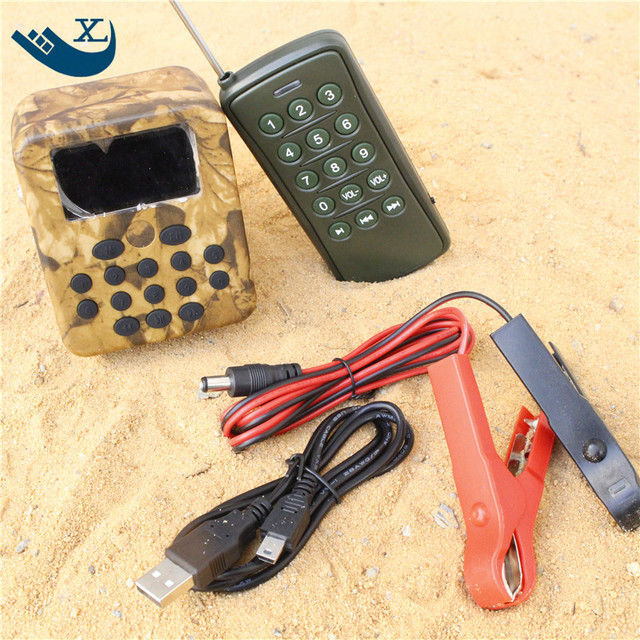 Remote Control Electronics Hunting Bird Caller MP3 Player Speaker Bird Decoy Sound Song Machine for Outdoor Hunting