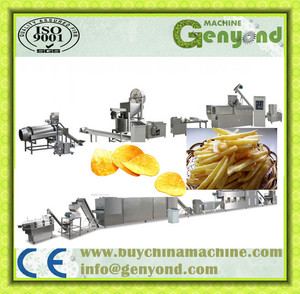 Ligne de production de chips de pommes de terre entièrement automatique de qualité supérieure / machine à fabriquer des chips de pommes de terre fraîches / machine à faire des frites surgelées - Product Image 2