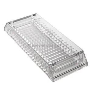 Acrylic Clear CD Flip Tray Acrylic Cd Storage Tray Holds 20 Standard CD Jewel Cases