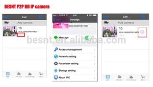 BESNT 10x zoom ptz IP Mini câmera 2.0mp h.264 de alta velocidade da abóbada da câmera de rede P2P 1.3mp BS-IPM02K - Product Image 4