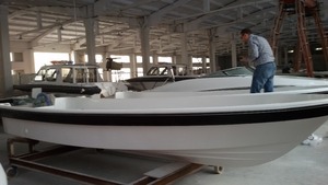 5.8 m Material de Fibra de vidrio 19ft Precio Barato Barco de Trabajo, pequeño Barco de Trabajo - Product Image 3