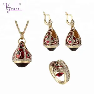 turkey fashion antique wholesale indian bridal with gemstones jewelry set