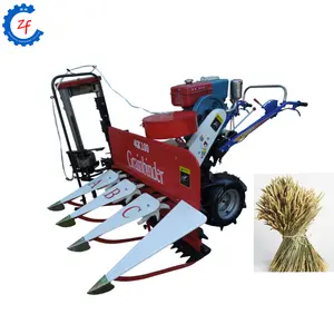 Mini rice crop cutting machine reaper binder machine