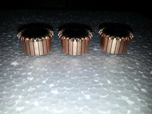 7 bars hook type silver copper OEM commutator C609A China factory for Power tools,home appliance Auto motor