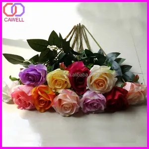 Pabrik CAWELL Penjualan Langsung Bunga Buatan Mawar, Ekspor Bunga Buatan