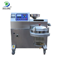 Machine de presse à huile de larve séchée à la mouche de soldat noir, machine d'extraction d'huile de basilic neem 20 kg/h avec filtre