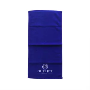 Хлопковое махровое полотенце для спортзала, изготовленное на заказ, вышивка логотипа, моющаяся ткань, сертифицированная OEKO-TEX