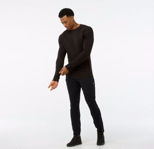 OEM 100% <span class=keywords><strong>Merino</strong></span> lana manga larga Baselayer pulóver superior transpirable característica - Product Image 2