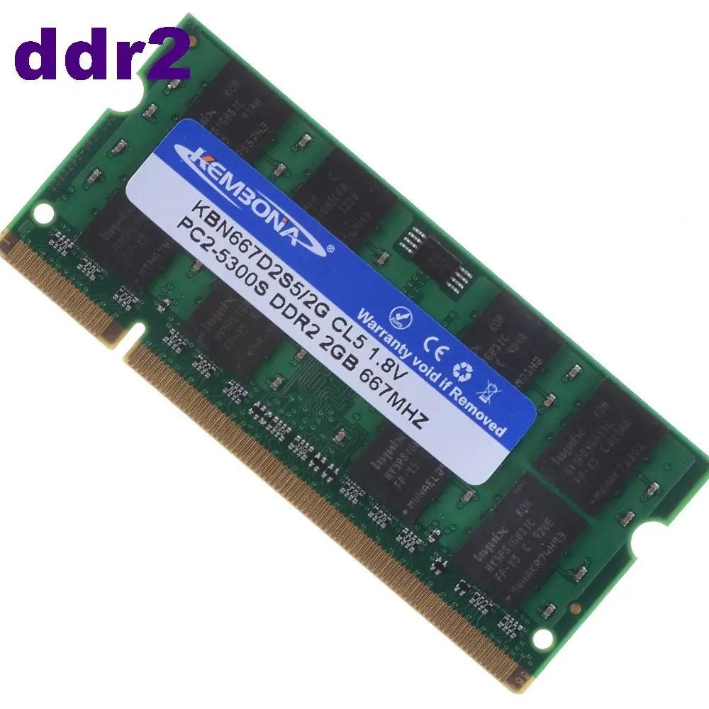 Ddr2 200pin मेमोरी नोटबुक 800mhz pc6400