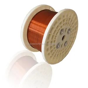 Wire Cca Coil Magnet Wire Factory Directly Enameled Copper Clad Aluminum Solid Insulated Wire Grade 1, Grade 2 Greenshine CN;JIA