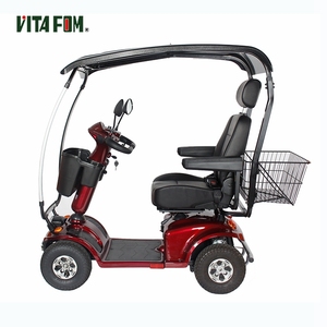Scooter motorizzato con pneumatico antiscivolo <span class=keywords><strong>a</strong></span> 4 ruote e tetto antipioggia - Product Image 1