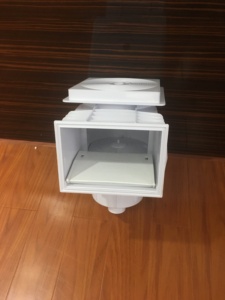 فوق الأرض حمام سباحة الملحقات البسيطة pvc abs البلاستيك جدار جبل سطح القياسية مقشدة - Product Image 5