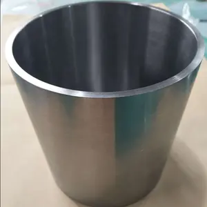 pure tungsten crucible melting pot with lid cover or cup