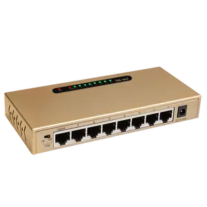 Diewu Nieuwe Ontwerp 8 Port 10/100/1000Mbps Vlan RJ45 Netwerk Switch