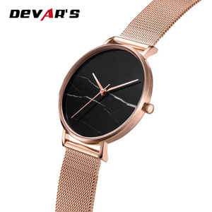 Đồng Hồ Thép Không Gỉ Dạng Lưới, Màu Cà Phê Nổi Bật, Phong Cách Cổ Điển - Product Image 6