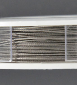 ステンレス鋼<span class=keywords><strong>49</strong></span>ストランドタイガーテールクラフトビーズストリングワイヤーGX494512ジュエリー製作用 - Product Image 3