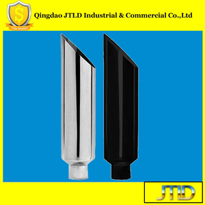 Negro ángulo de inglete chimenea de escape para camiones - Product Image 2