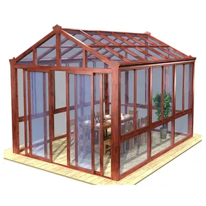 Véranda en aluminium de conception/jardin d'hiver/salle de verre maison