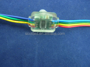 DMX Tín Hiệu Không Thấm Nước Pixel Chuỗi <span class=keywords><strong>Led</strong></span> 5M; Hình Vuông - Product Image 1