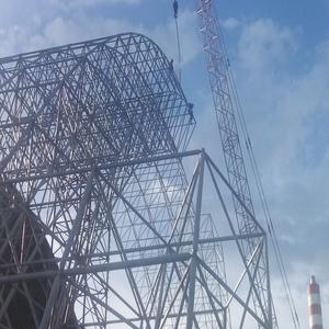Structure de toit en ossature spatiale, usine de structures en acier de Chine, conception moderne de hangar de stockage métallique pour parking, jardin, stockage de charbon et centrale électrique - Product Image 3