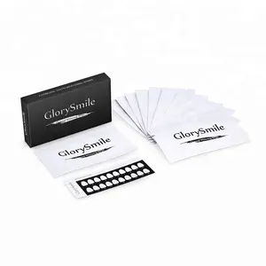 CE 28PCS Natural Anti Allergy Black Teeth Whitening Strips Activated Charcoal Whitening Strips Custom Logo