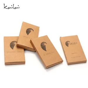 Hot high quality simple design biodegradable kraft paper box for hotel comb soap