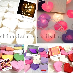 Hight chất lượng trang trí nội thất 1m 2M giấy trái tim chuỗi đèn 10 LED, Pin hoạt động - Product Image 6