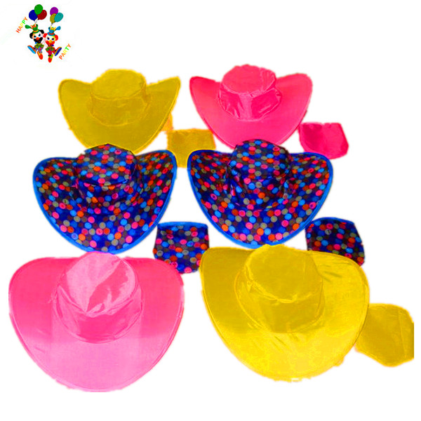 Дешевые цвета многофункциональный складной ковбойские шляпы для лета HPC-2631