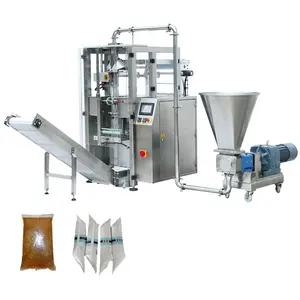 VIP5 Bean paste Chopped garlic Grated ginger Bag Packaging Machine Automatic Filling Machine for sticky paste and sauce