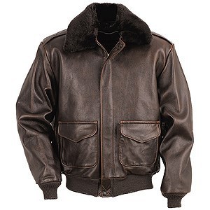 Blouson d'hiver en cuir homme - Product Image 2