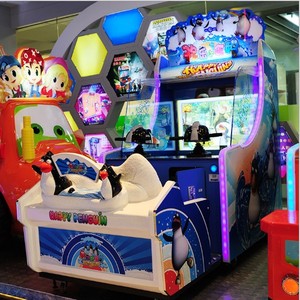 Happy Penguin Water Shooting Arcade Kid ticket Game Machine produttore