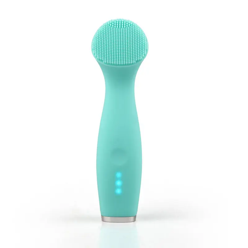 JINDING AS-802 IPX7 Electric Sonic Silicone facial cleansing brush vibrating Face cleaner Skin care device