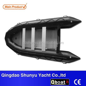 Gommone <span class=keywords><strong>Pieghevole</strong></span> in PVC Certificato CE per 10 Passeggeri, <span class=keywords><strong>Barca</strong></span> a Motore Elettrica Sportiva per Acque Oceaniche, Gommone in <span class=keywords><strong>Alluminio</strong></span> - Product Image 3