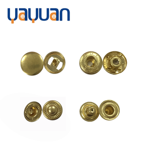 2024 Mua Sắm Trực Tuyến Brass Snap Công Đoàn Nút Cho Quần Áo 4 Phần Vòng Khô Làm Sạch Quần Jean Nút Tùy Chỉnh Kim Loại Nút - Product Image 1