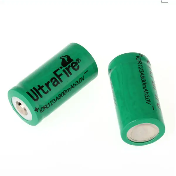 Ultrafire 16340 CR123A 3.0v Li-ion Rechargeable Protected PCB Battery cr123a battery holder factory